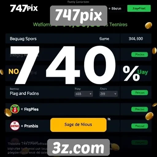 Comparativo de taxas de bônus no 747pix