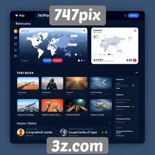 Interface do usuário do 747pix é intuitiva
